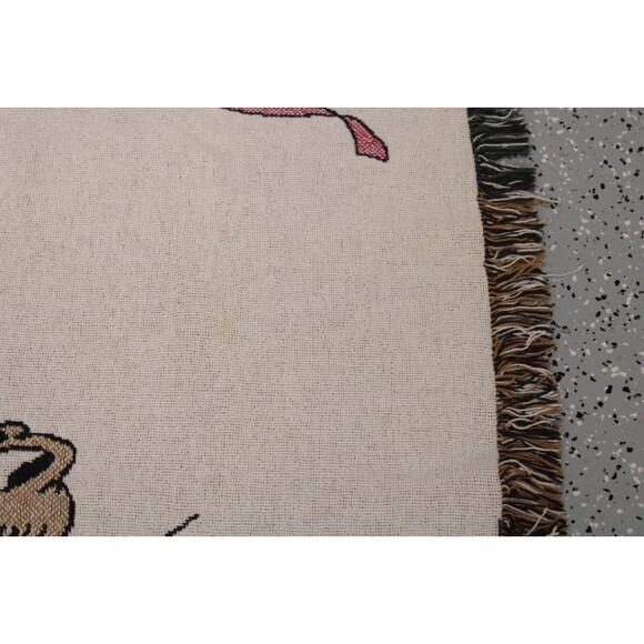 Disney Merry Christmas Mickey Mouse Pluto Tapestry Throw Blanket 48 x 66 - Picture 8 of 9